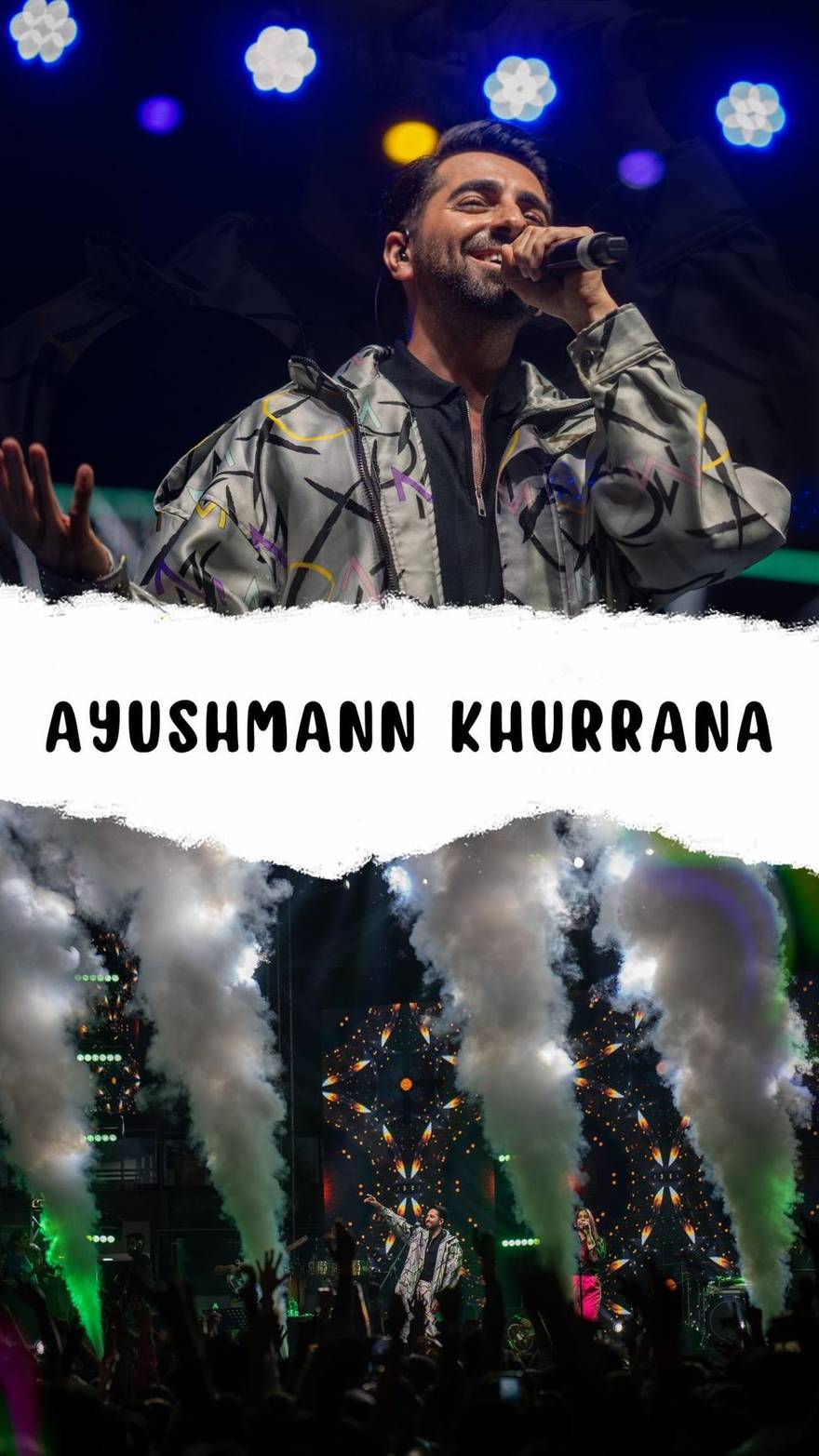 Ayushmann Khurrana, live