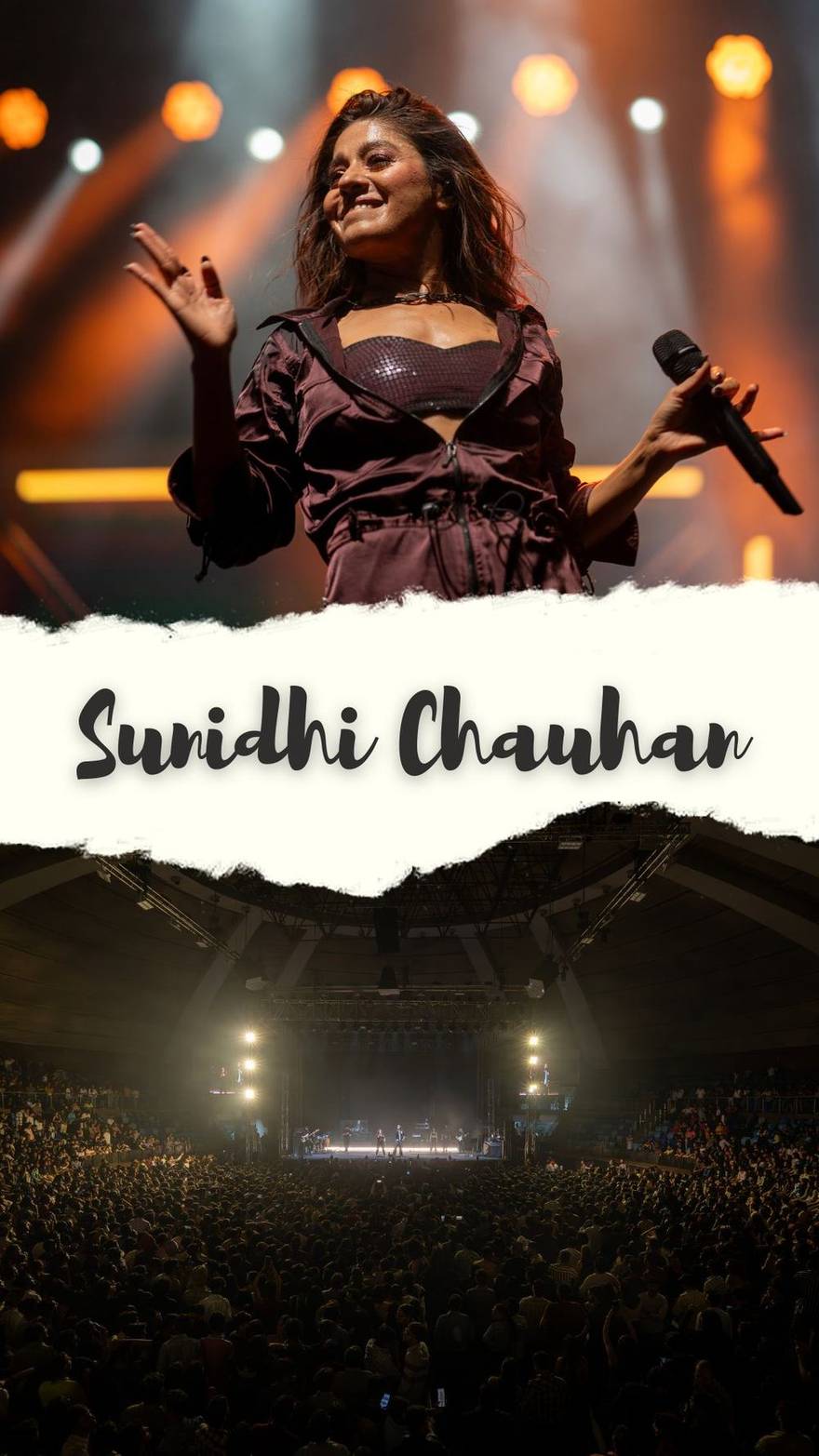 Sunidhi Chauhan, live